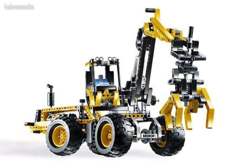 Lego Technic 8265 la chargeuse a pneu ou le grutier (image 4)