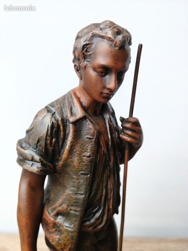 Sculptures en régule l'angélus d'après Adrien Gaudez (image 17)