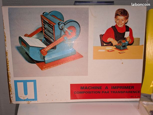 Jouet Vintage Ancien – Imprimerie Enfantine Novimprim – Jeu Rétro Occasion