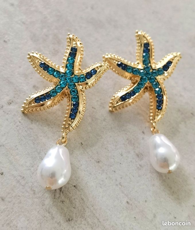 Boucles d'oreilles étoile de mer (image 3)