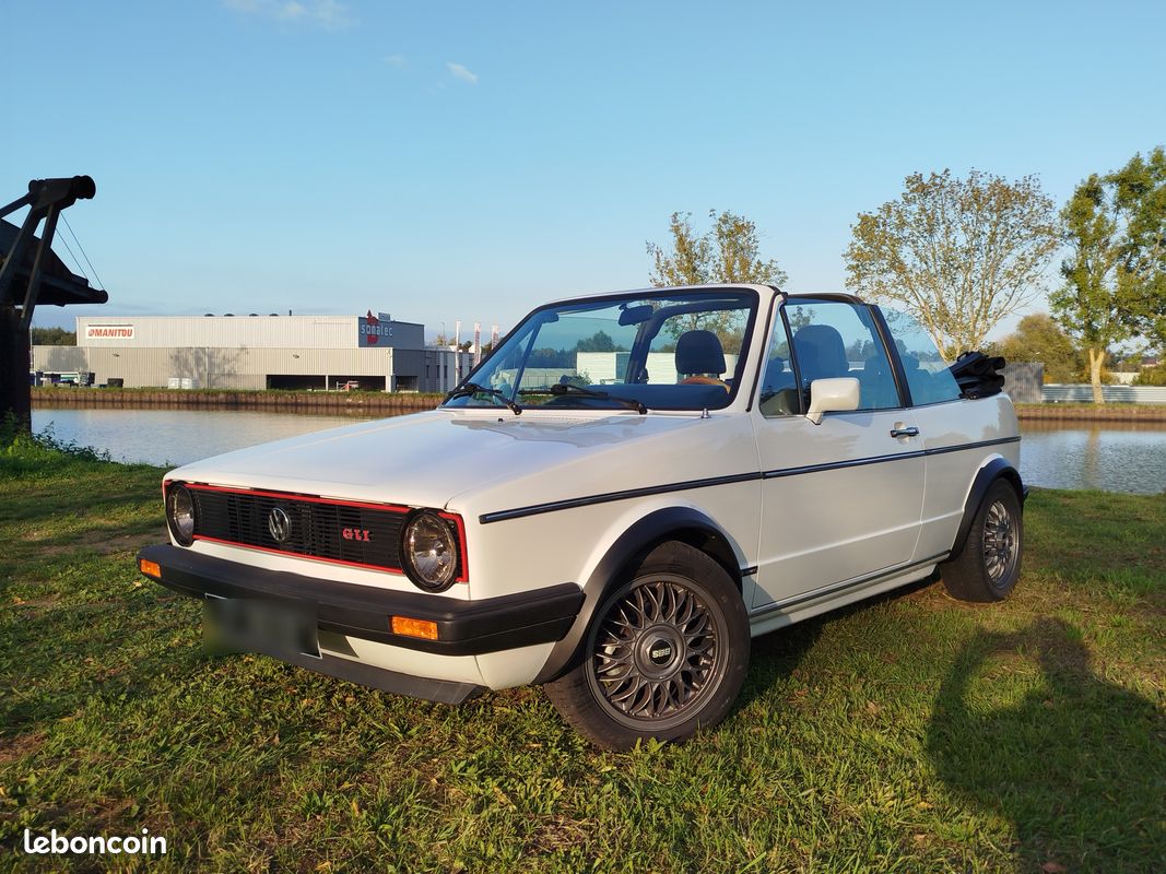 Golf GLI Cab MK1 GTI Cabriolet Volkswagen Voitures