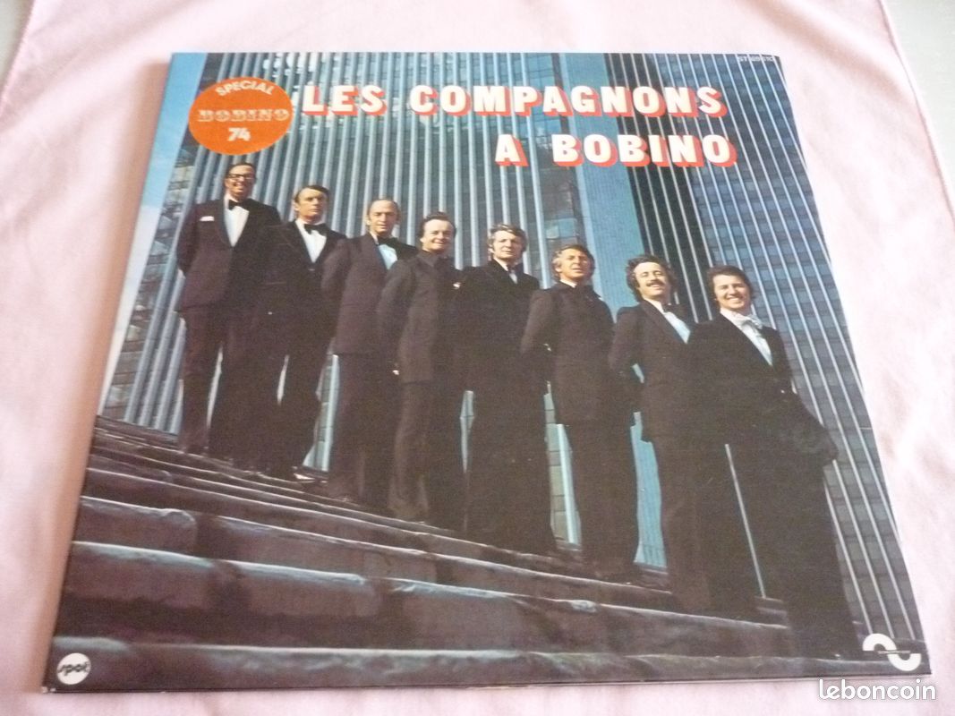 Disque vinyle 33T. LES COMPAGNONS à BOBINO - 1973 (image 1)