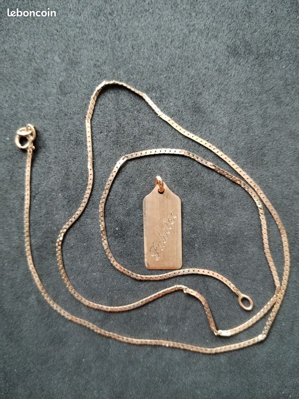 Chaîne De Montre à Gousset Plaqué Or 25 Cm – Maillons Gourmette Élégants, Mousqueton Solide, Style Classique Neuf