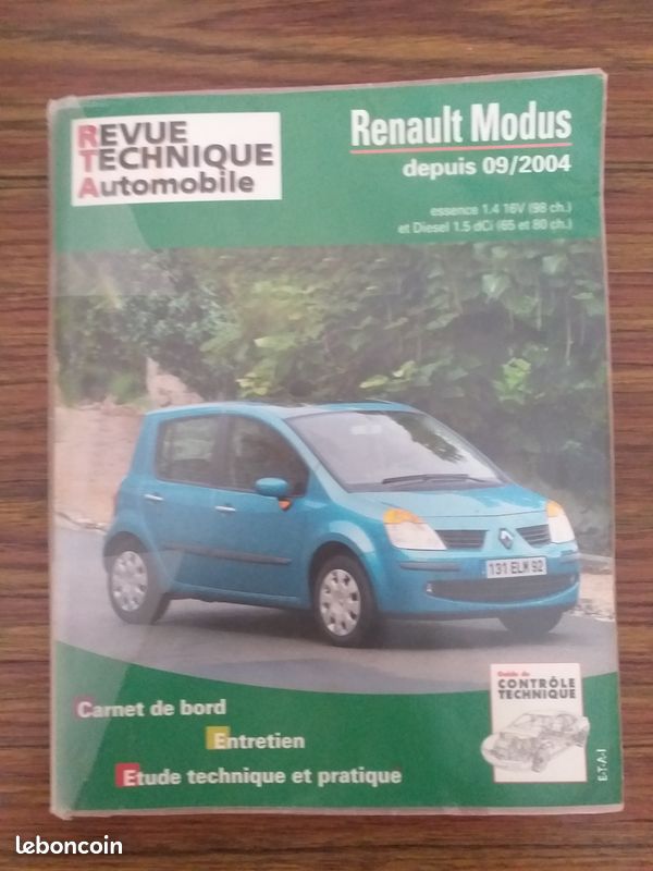 Revue technique automobile Renault Modus (image 1)