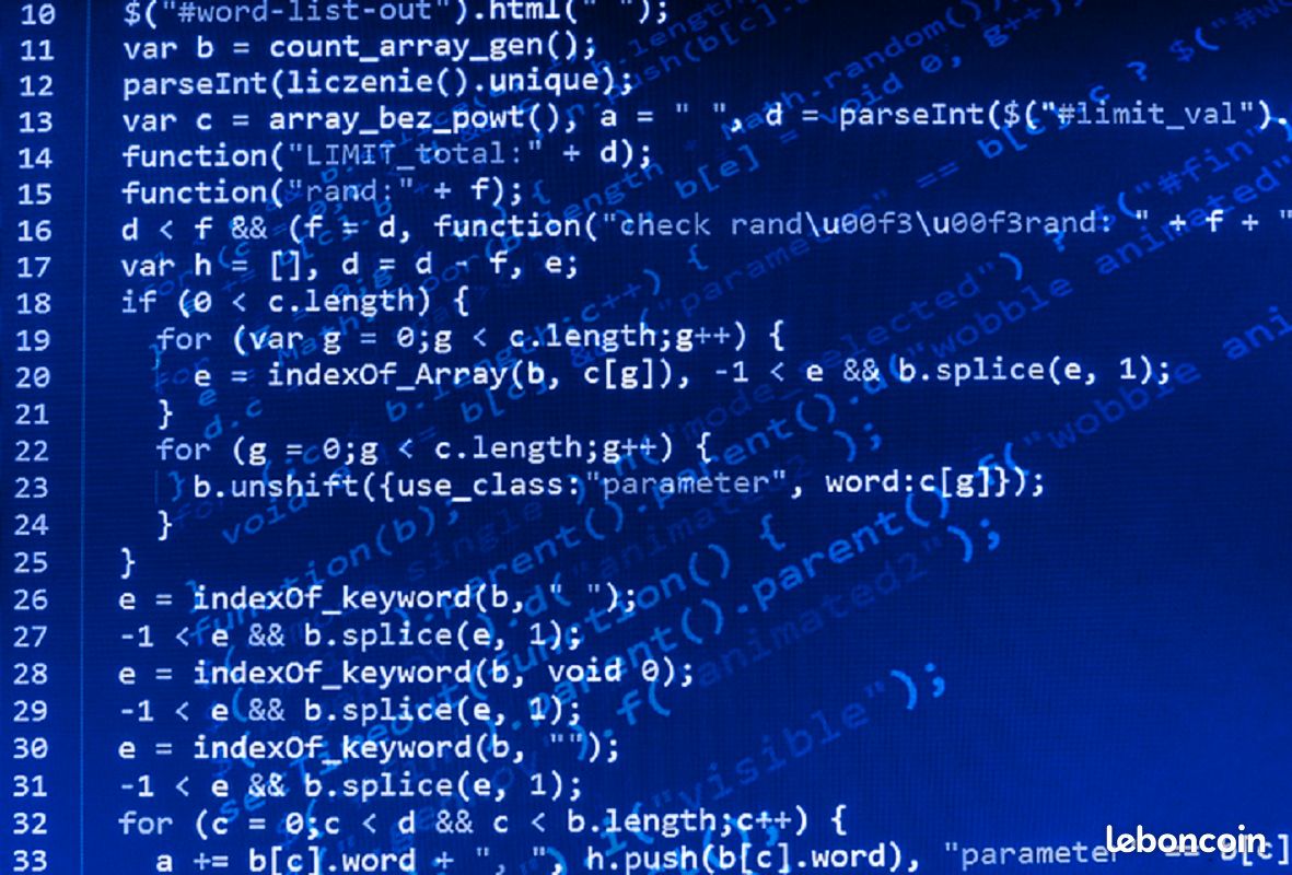 Cours de programmation et algorithmique - Cours particuliers