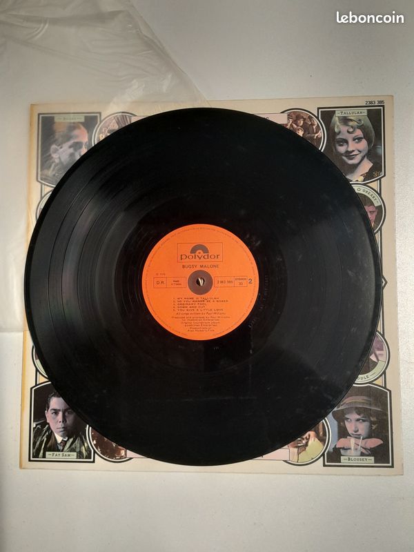 Vinyle 33t Paul Williams: Bugsy Malone (Original Soundtrack Album) - Polydor (2383 385) (image 10)