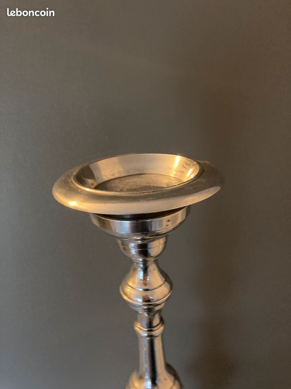 Bougeoir Baroque Chromé (image 8)