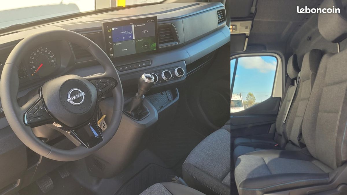 NISSAN INTERSTAR 35 L3H2 FOURGON 2.0 DCI 150 N-CONNECTA 03 PLACES NEUF avec CAMÉRA DE RECUL + CLIM MANUELLE + RADARS ARRIÈRE + ROUE DE SECOURS / GARANTIE CONSTRUCTEUR 5 ANS ( Prix de Vente 31 990 HT ) (image 4)