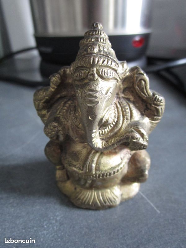 Ganesh statuette dorée (image 1)