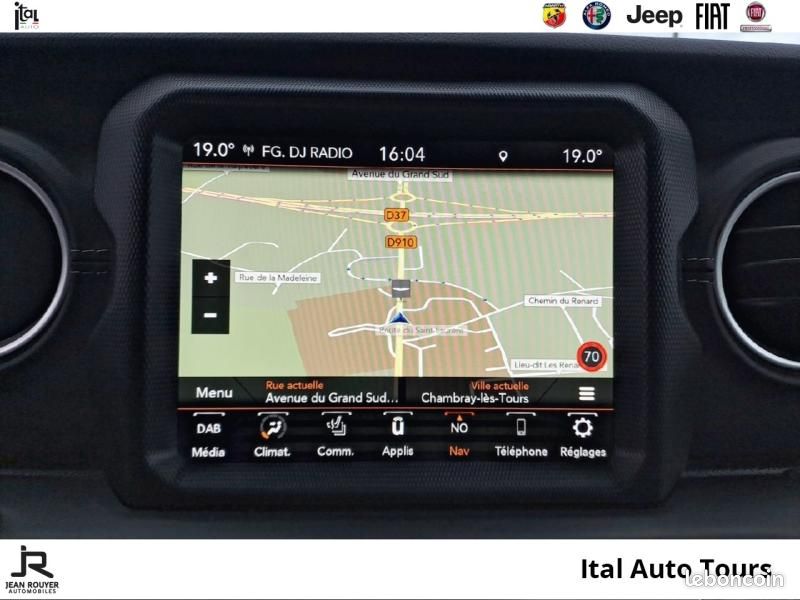 Jeep Gladiator /WRANGLER Pick Up 3.0 V6 JTD 264ch Overland 4x4 BVA8/TVA RECUP. 45800HT (image 16)