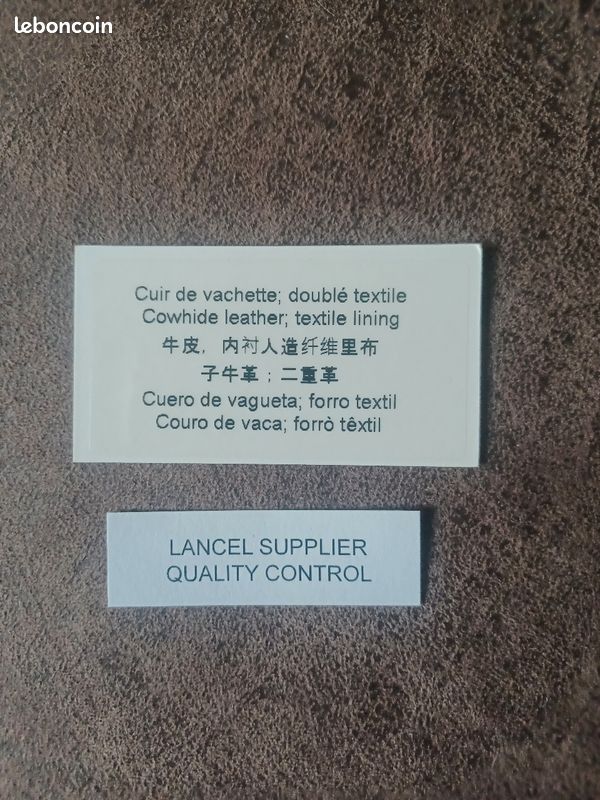 SAC LANCEL NINON Rouge NEUF (image 6)
