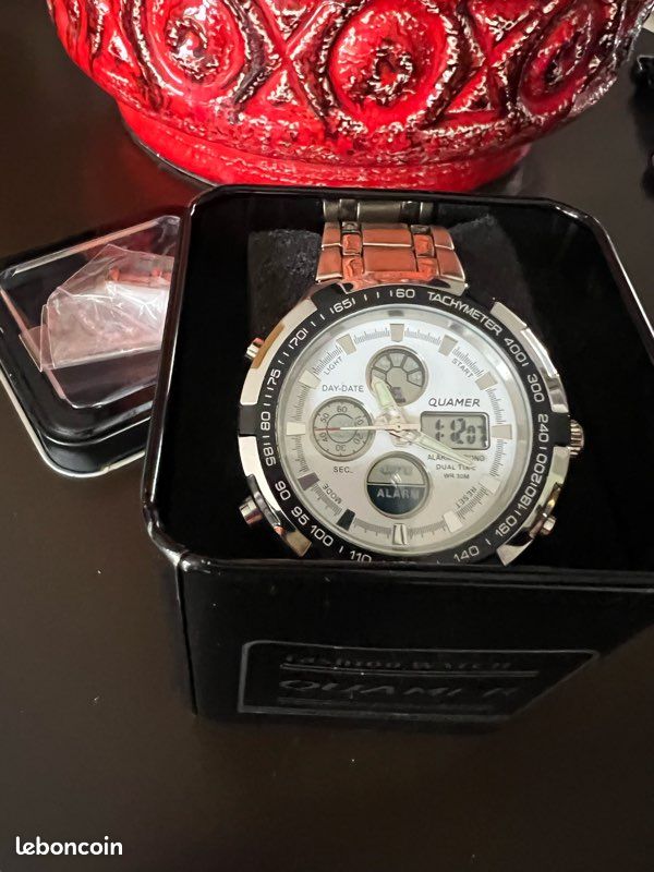 Montre chronographe Quamer Montres Bijoux