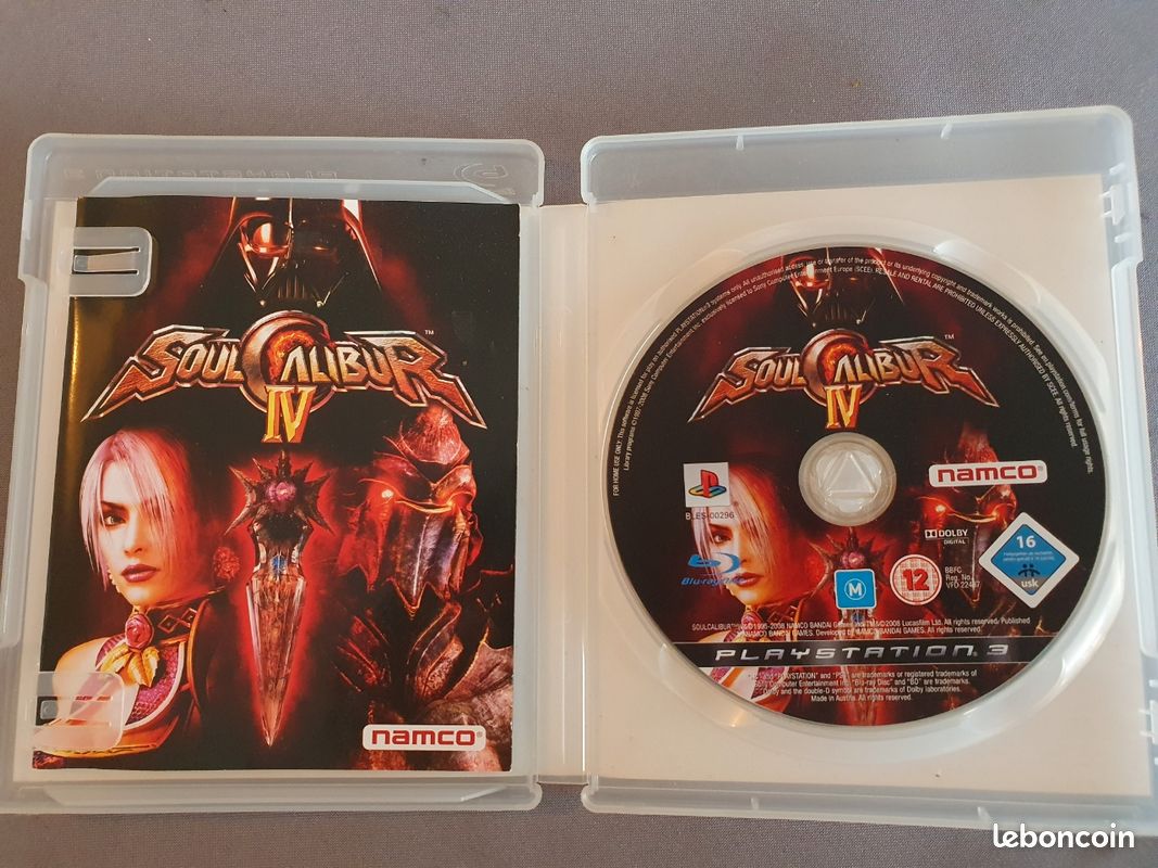Soul Calibur IV jeu vidéo PS3 Platinium Complet FR (image 2)