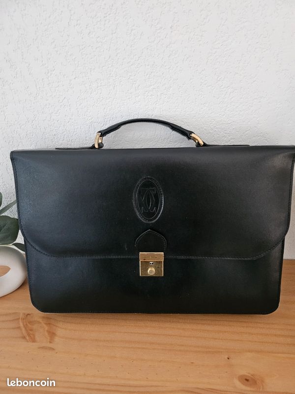 Cartable Porte Documents Marque CARTIER Accessoires Bagagerie