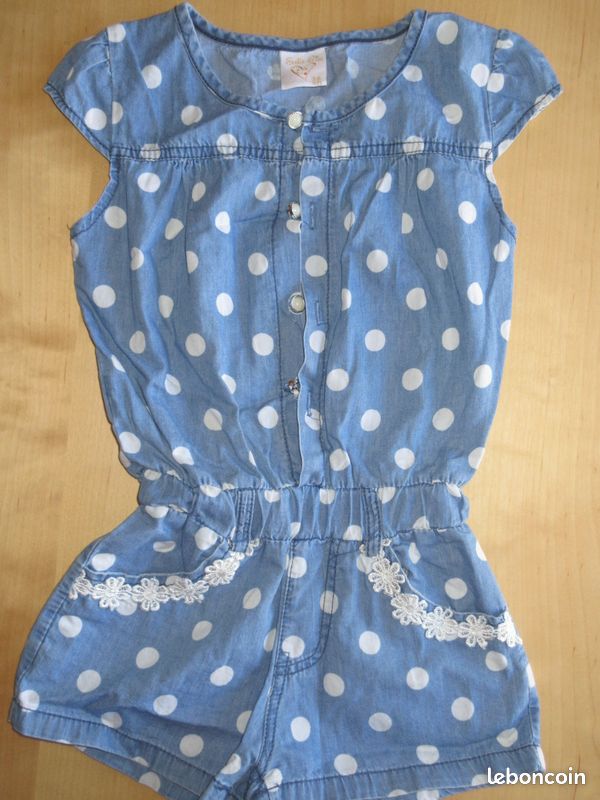 Combishort bleue (image 1)