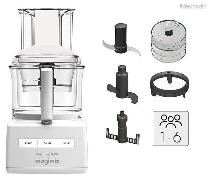 MAGIMIX - Robot multifonction et ses 3 coffrets d'accessoires (image 1)