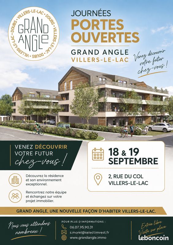 Appartement 2 pièces 43 m² · à Villers-le-Lac · 43 m² · 197 000 €