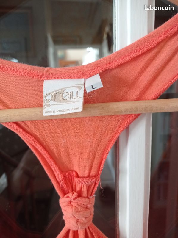 Robe Nicole Bakti – Une épaule Orange Corail – Stretch – Neuve Avec étiquettes (valeur 600 $)