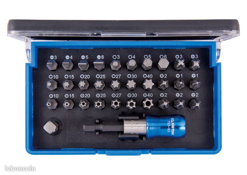 918.3010 Coffret De 32 Embouts De Vissage 1-4'' À Code Couleur
