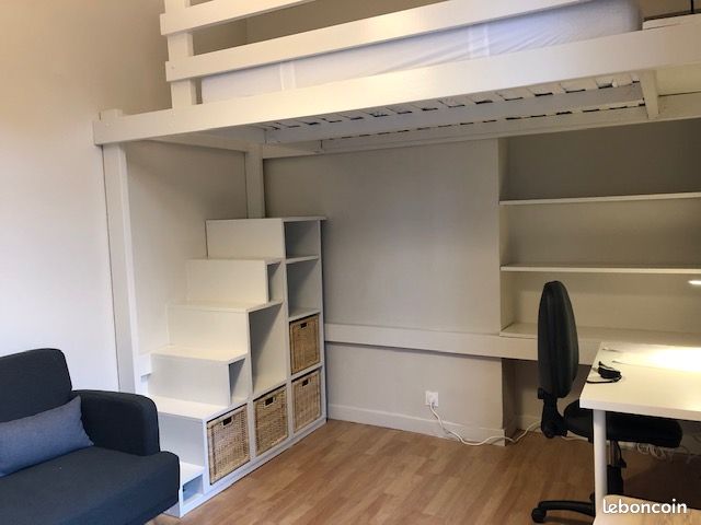 Studio meublé 19 m² Rouen rue Verte avec parking privé (image 2)