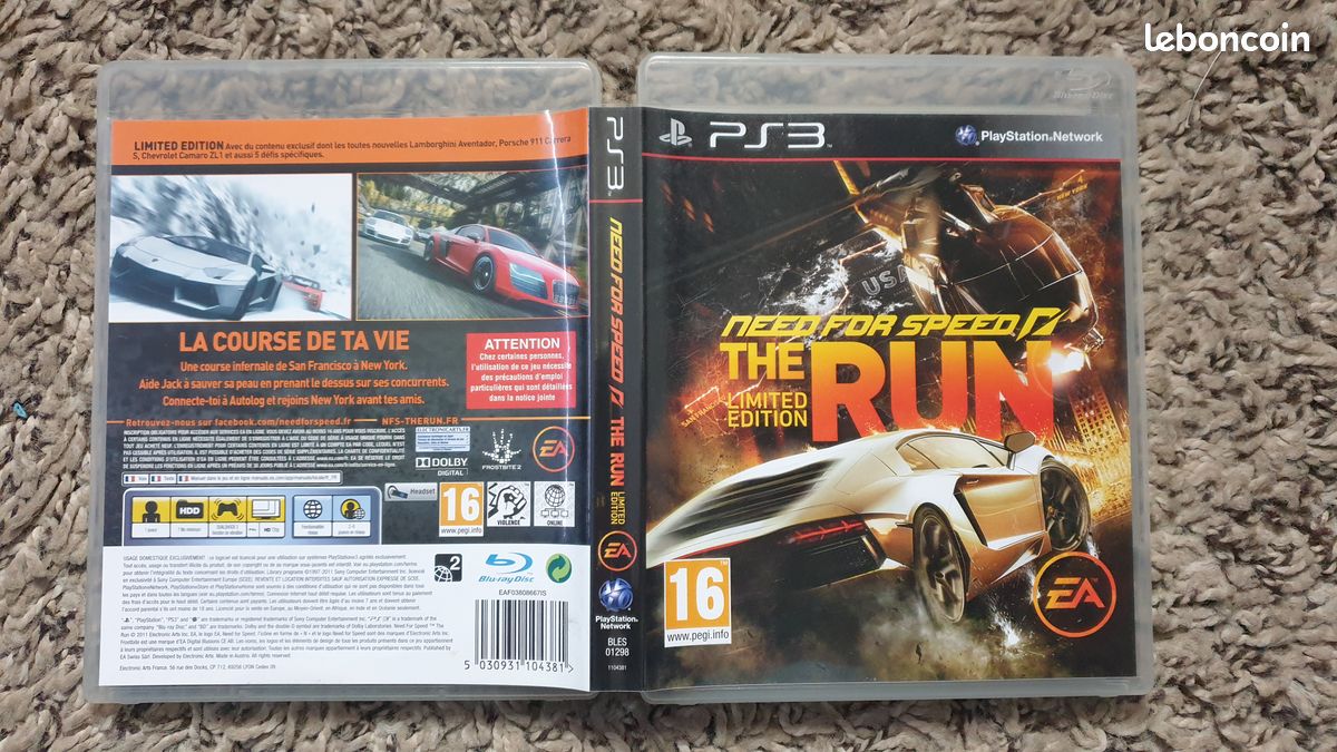 Need for Speed the run ps3 limited edition - Jeux vidéo