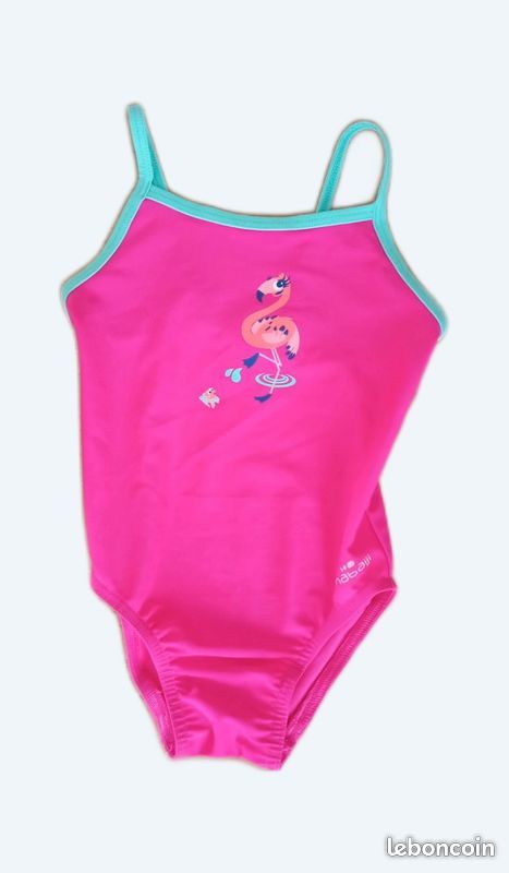 Promo Nabaiji Maillot De Bain 1 Pièce De Natation Lila Fille chez