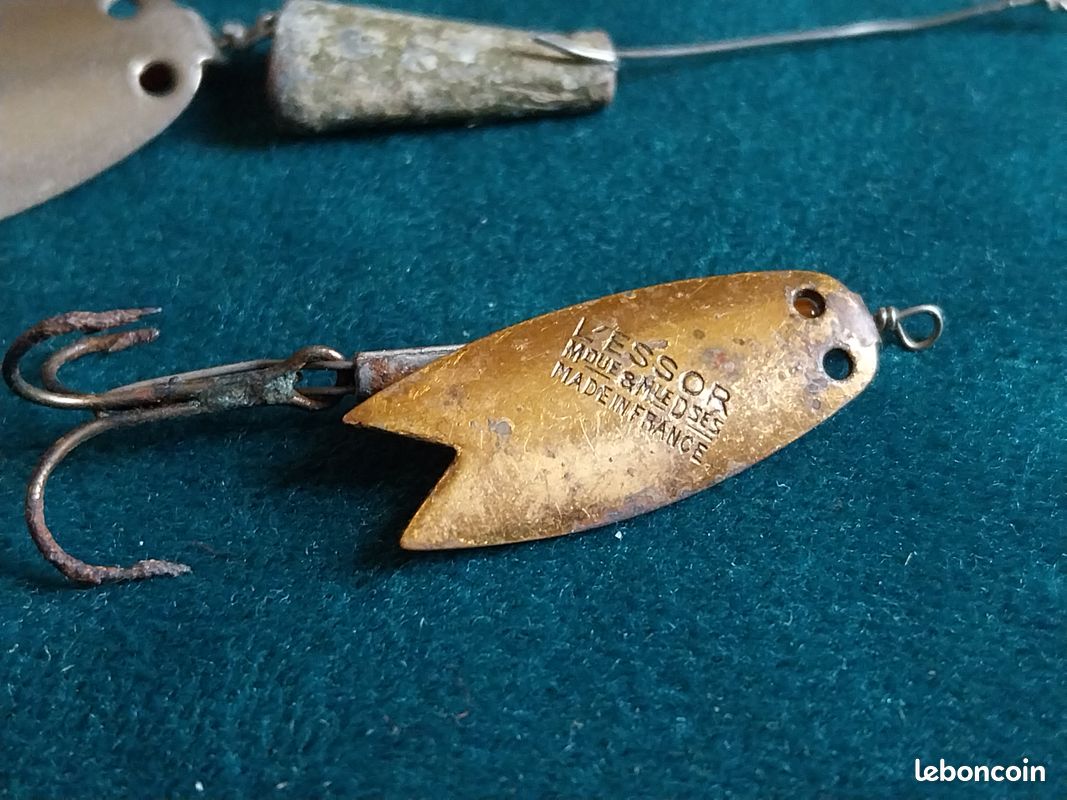 Leurre De Pêche Vintage Oxboro – Cuillère OX Spoons – New York Yankees – Neuf En Boîte