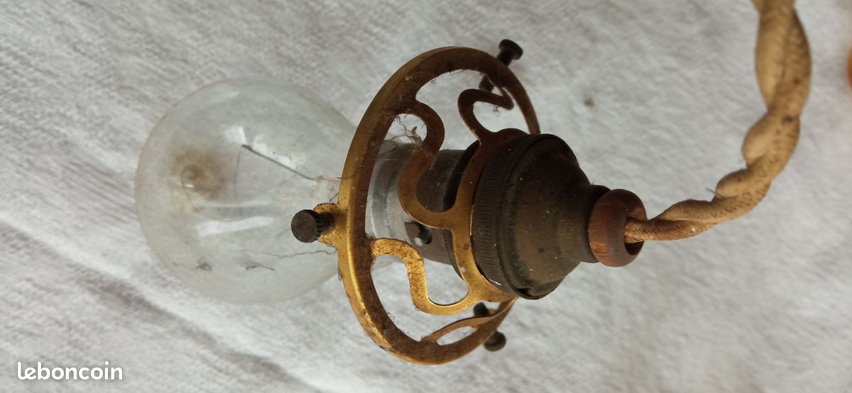 Abat jour ,tulipe art deco pour lustre,lampe ,applique occasion