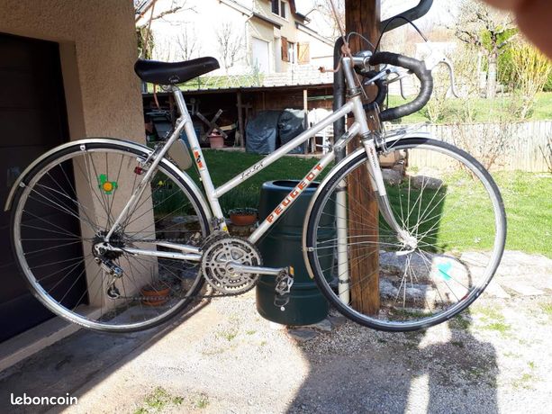 VELO PEUGEOT GRIS VINTAGE FEMME