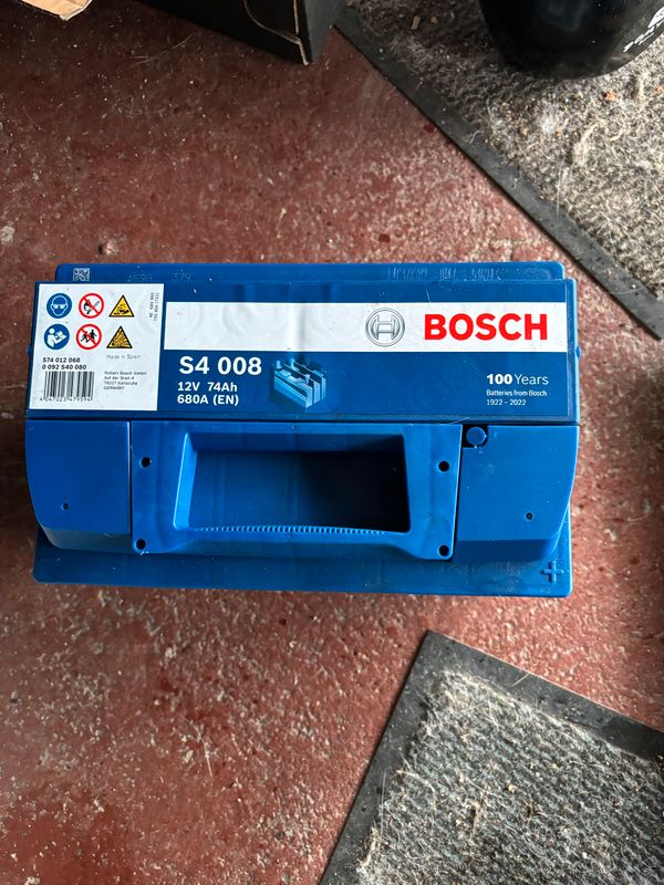 Batterie Bosch S4008 74Ah 680A BOSCH