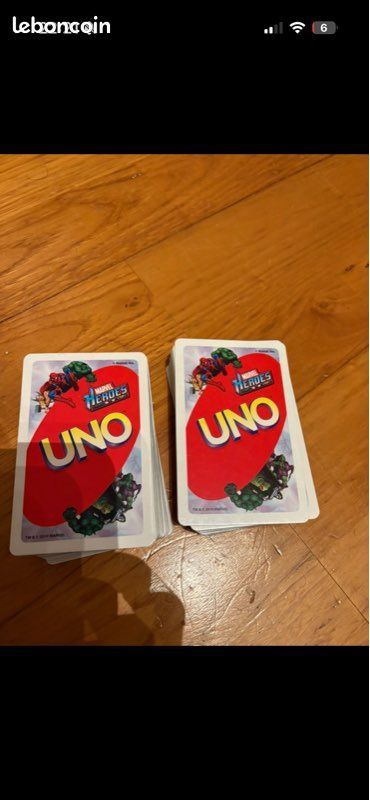 Jeu De Cartes UNO Avengers - Édition Spéciale Marvel, Pour 2 Joueurs Et Plus, à Partir De 7 Ans, Neuf