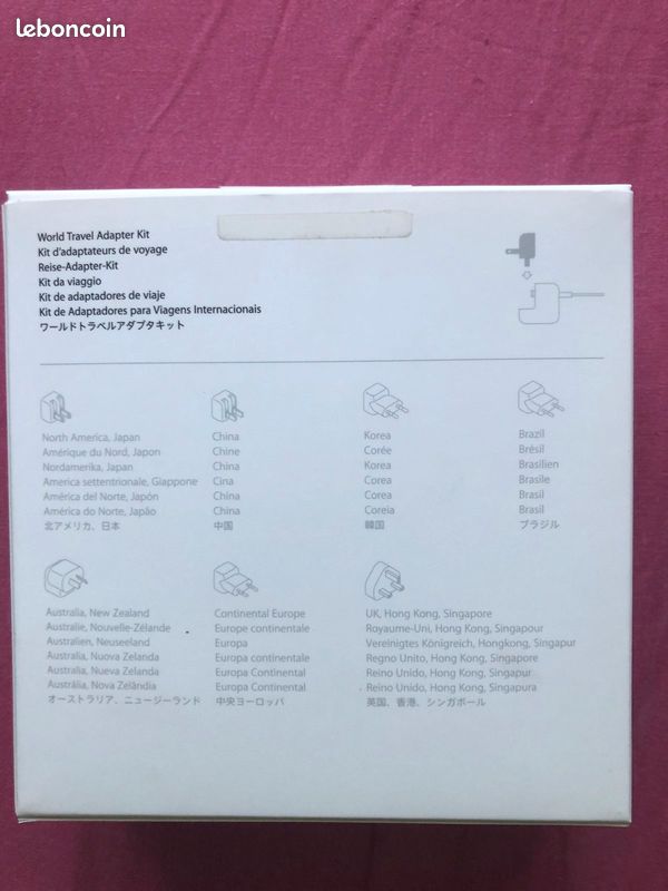 World travel adaptateur kit apple (image 4)