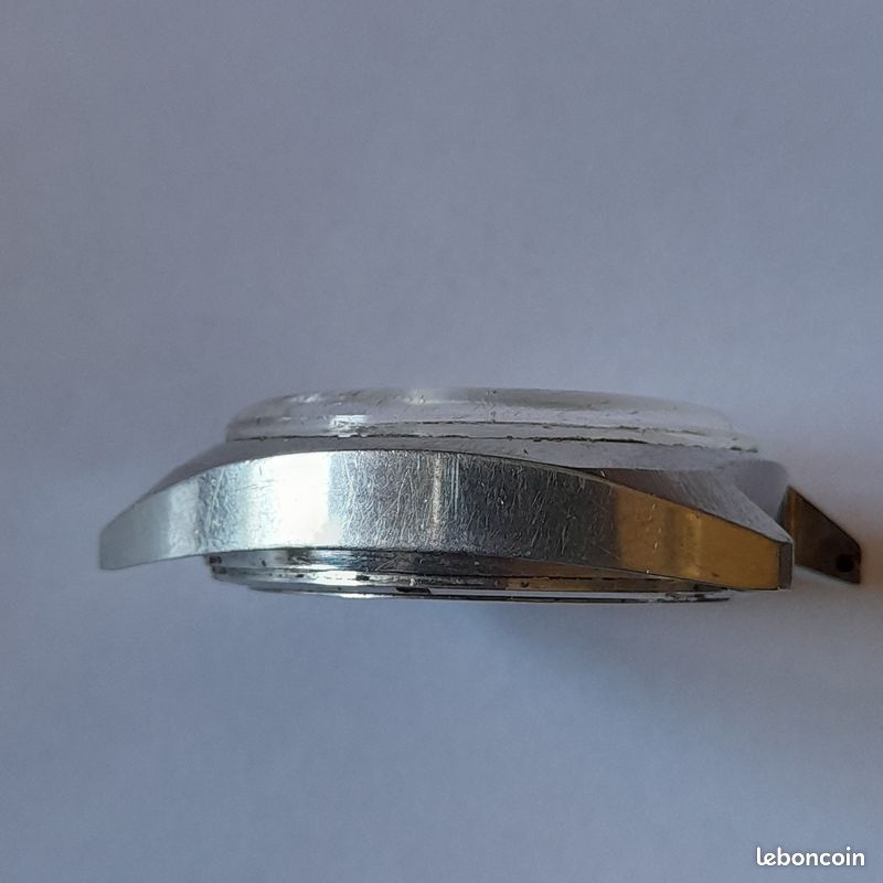 Montre PIROFA Vintage Mécanique Incabloc 38 mm – Date – Petite Seconde – À Réparer (image 4)