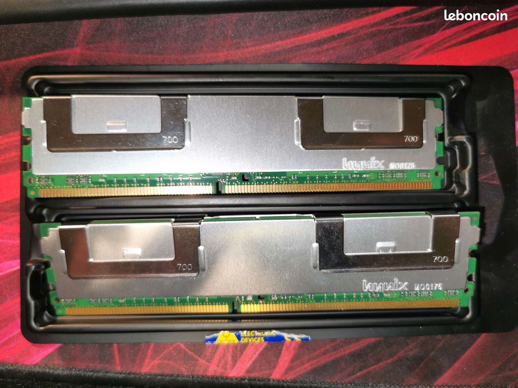 Barrette DIMM - 512MB DDR2 5300F X2 (image 2)