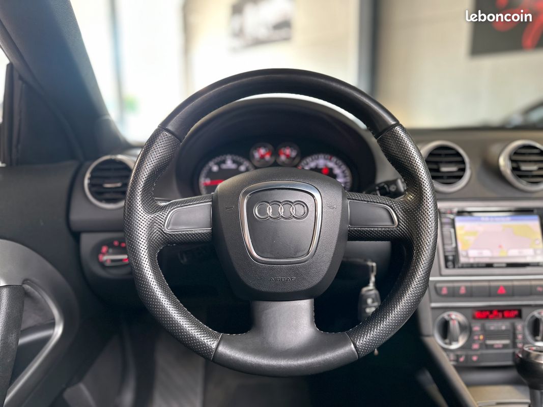 Audi A3 Cabriolet 2.0 TDI 140ch s-tronic Ambition Luxe "96.856km/Suivi" (image 5)
