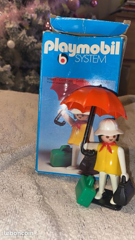 Playmobil Vintage Belle Époque - Aristocrate Femme Cape Rouge - Set 3543 De 1978 - Occasion