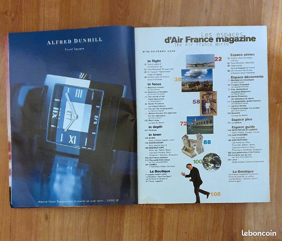 Air France Magazine- n° 33 , 34, 40 & 42- année 2000 (image 4)