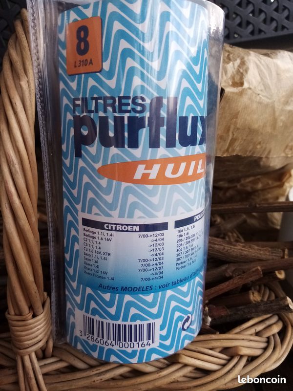 Filtre à Huile Purflux L310A - Haute Filtration Pour Moteur | Protection Moteur Optimale