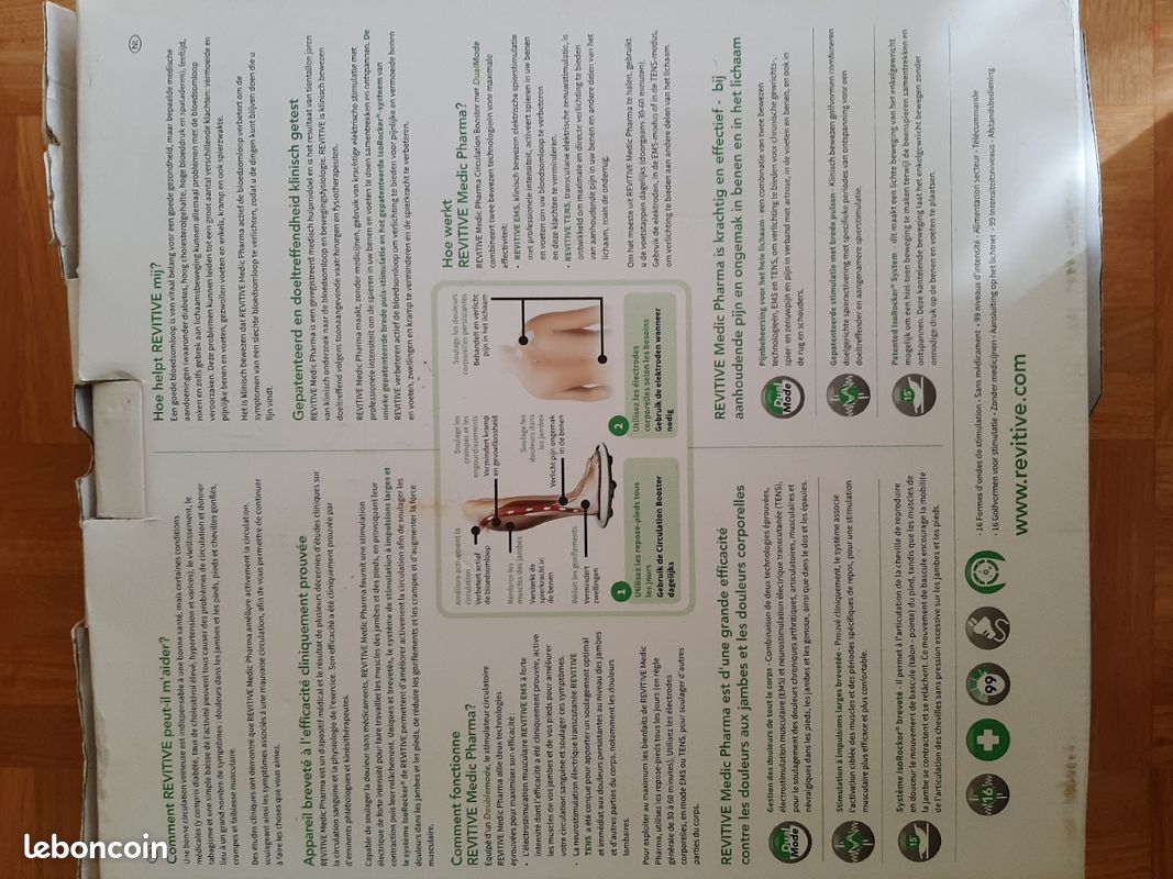 Revitive stimulateur circulatoire NEUF (image 3)