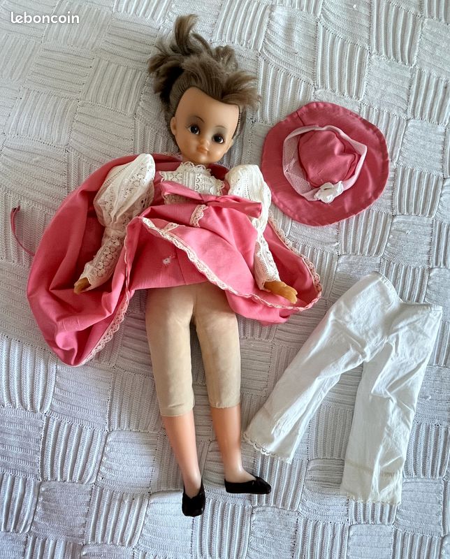 Poupée Vintage Bella Dolline Corps Mou Années 70 – Ancienne Poupée Mannequin 40cm