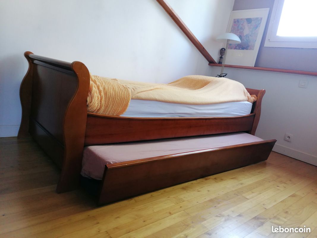 Vente lits gigognes 100x190 et 0.85x185 (image 2)