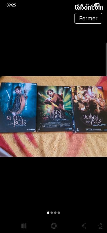 Integral de la série robin des bois tres bon etat vu une fois (image 1)