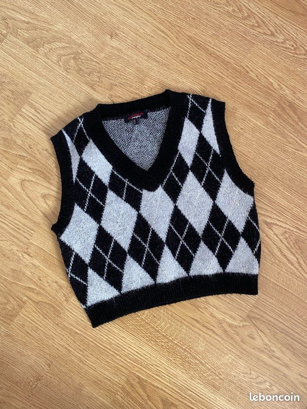 Sans Manche Pull Losange Pull Sans Manche Losange Vêtements