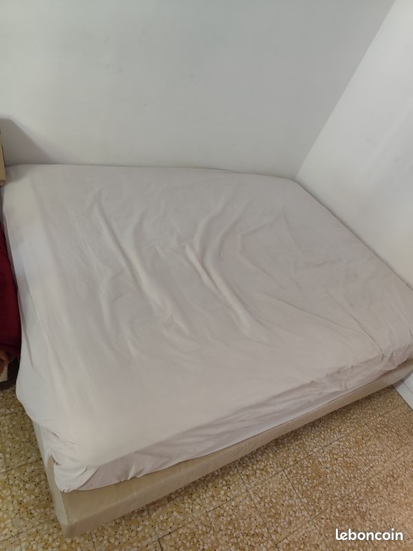Matelas ressorts 140x190 + sommier offert (image 6)