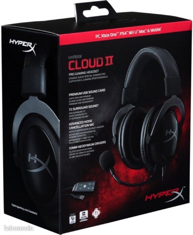 Casque Hyper X Cloud 2 PS4 (image 2)