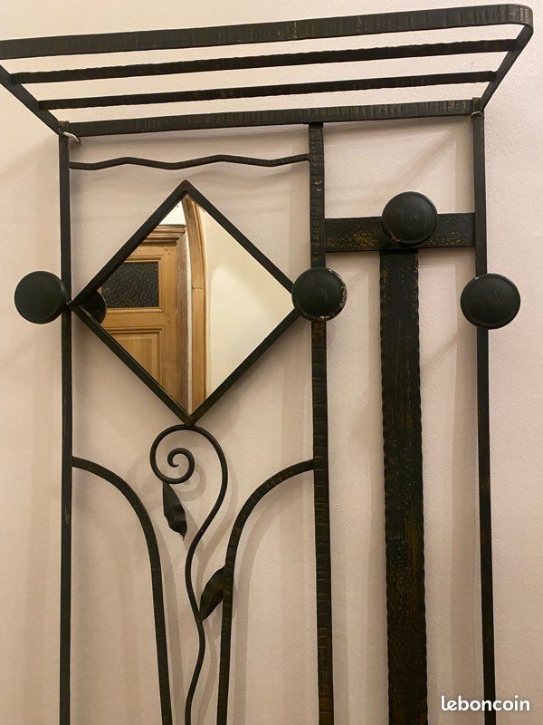 Porte manteau fer forgé vintage - Ameublement