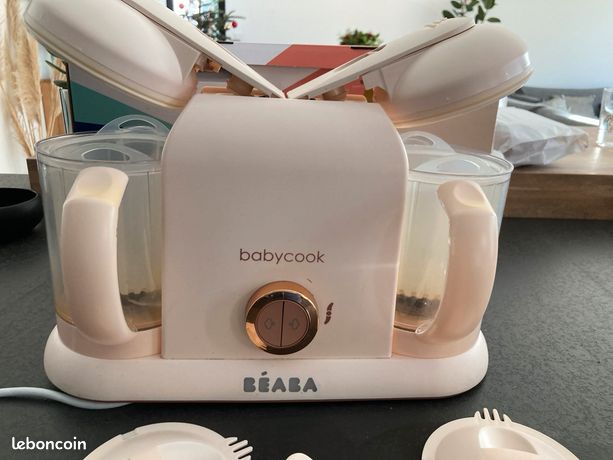 Robot neuf babycook smart beaba repas bébé écran tactile purée gris  anthracite noir charcoal BÉABA - Béaba