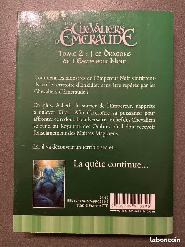 Les chevaliers d’émeraude - Tome 2 : les dragons de l’empereur noir (image 3)