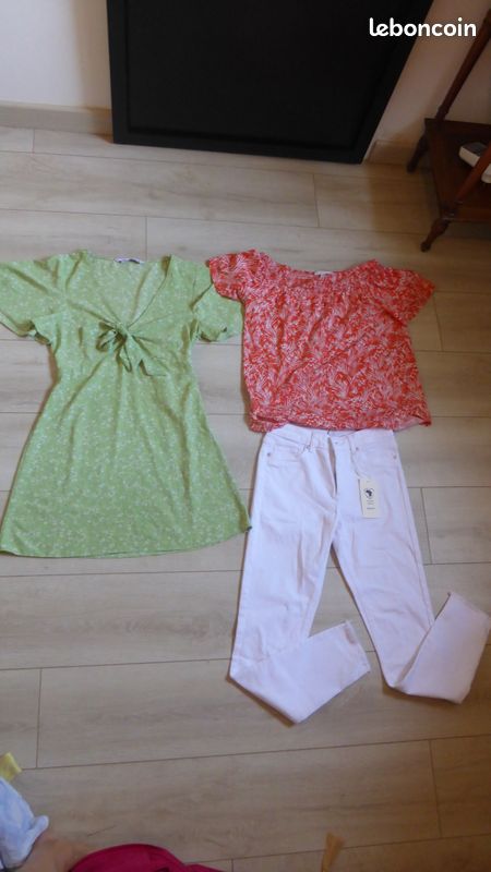 Vêtements été fille 14 ans Taille S-17 pièces Lot N° Vêtements