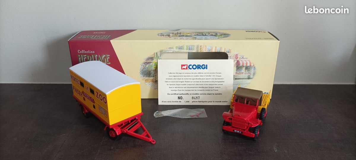 1/43 camion miniature modèle réduit BERLIET GBK DEMECO Déménagements E.P. Perruche & Cie. Sans boîte - Collection